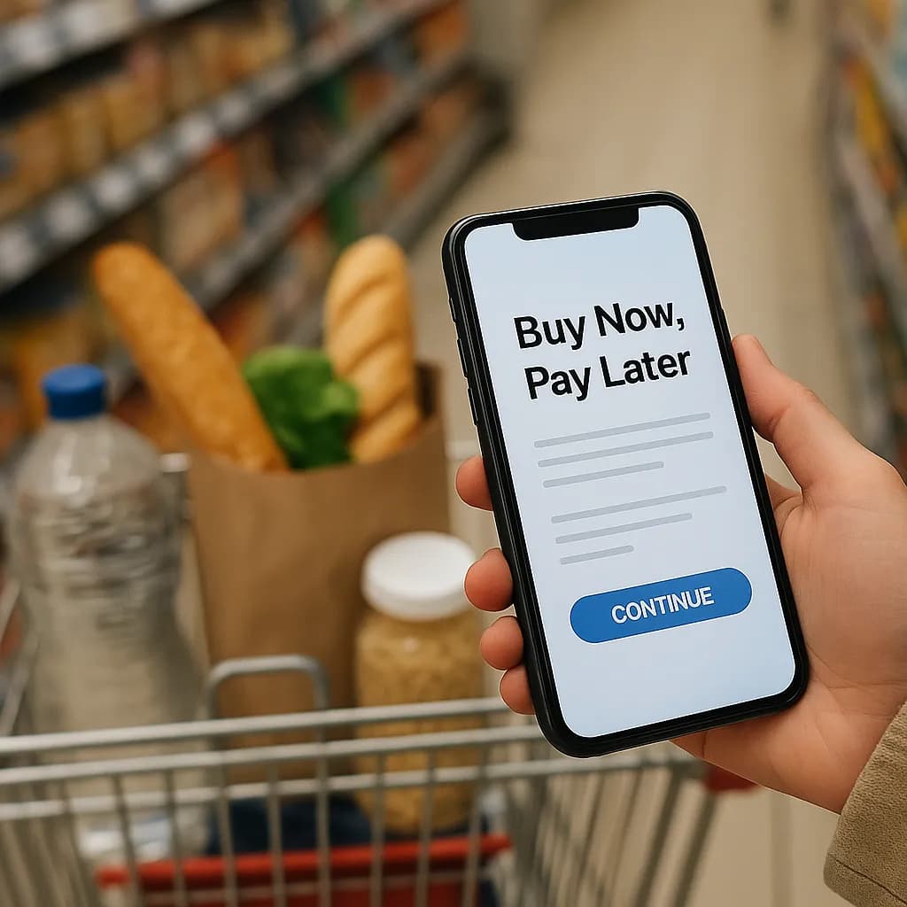 “Buy Now, Pay Later” is moving into groceries and bills—here’s why that’s risky